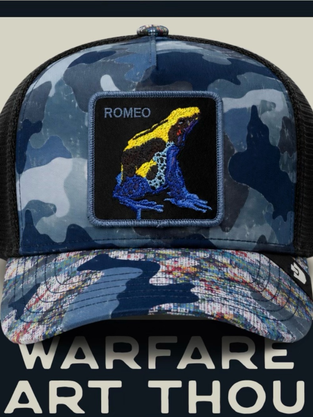 Goorin Bros. Warfare Art Thou "ROMEO"
Trucker Hat. LETHAL SnapBack NWT